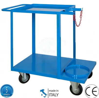 carrello porta saldatrice e bombola carmeccanica